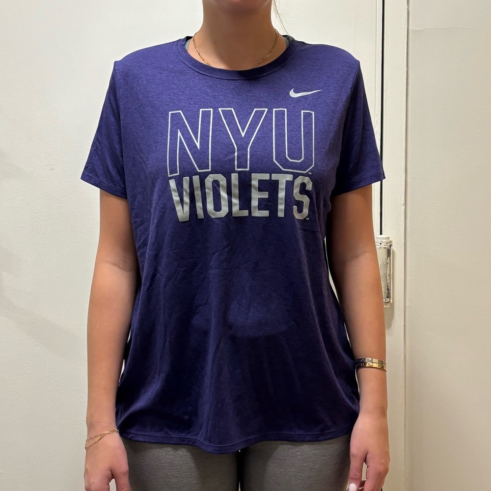 Nyu Nike Short Sleeve Tee